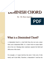 Diminish Chord