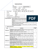 B.Tech II Sem - Syllabus