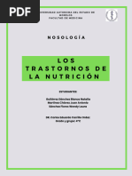 Trastornos de La Nutrición.