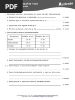 Year 7 End of Chapter B1 Chap 2 Question