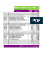 1.1. Lista de Precios Clima Calido