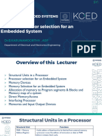 Processor Selection, Structural Units