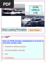 1A. OOW ORALS - Ship Loading Principles RESERVE BUOYANCY