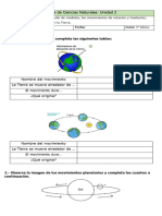 Guia - Movimientos de - La - Tierra