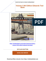 (FREE PDF Sample) Americas History Volume 2 9th Edition Edwards Test Bank Ebooks