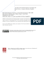 CHAPTER 9 Washing Away The Dirt of The World of Desire-On Origins and Developments of Notions of Ritual Purity in Japanese Mountain Religions