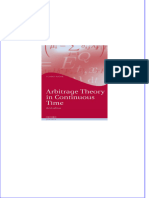 PDF Arbitrage Theory in Continuous Time (Oxford Finance) Download