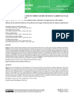 Efeitos de Exercícios Físicos Sobre Fatores de Risco Cardiovascular em Idosos Hipertensos