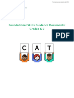 Foundational Skills Guidance Document