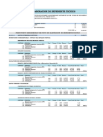 Presupuesto Desagregado de Elaboracion de Expediente Tecnico