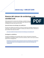 Cancer Orofaringe, ACS