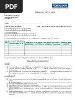 Cardholder Dispute Form (CDF) - Normal Disputes