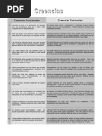 Creencias Irracionales Contra Racionales 2