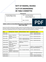 2022-2023 Real Exam Time Table - Revised