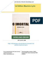 Full Download O Imortal 1st Edition Mauricio Lyrio PDF