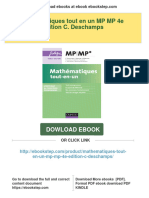 Instant Download Mathématiques Tout en Un MP MP 4e Édition C. Deschamps PDF All Chapter