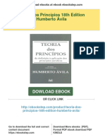 Get Teoria Dos Princípios 18th Edition Humberto Ávila Free All Chapters