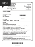 A2AS MATH REVISED Past Papers Mark Schemes Standard MayJune Series 2019 28551