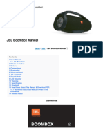 JBL Boombox Manual