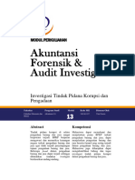 Modul 13 Investigasi Tindak Pidana Korupsi Dan Pengadaan