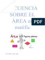 SECUENCIA SOBRE EL ÁREA en Matific