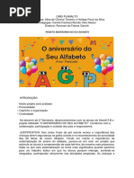 Projeto Aniversário Do Seu Alfabeto 1