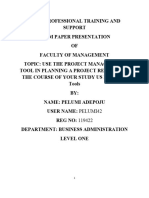 Project Management Tool