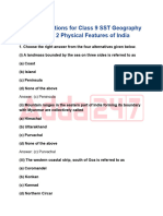 NCERT Solutions For Class 9 SST Geography Chapter 2 Physical Features of India