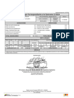 Recibo de Pago Correspondiente A La Quincena 2/2024: Asignaciones Deducciones