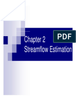 Chapter 2 - Streamflow Estimation