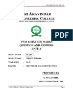 Circuit Theory Unit 1