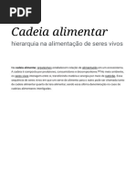 Cadeia Alimentar - Wikipédia, A Enciclopédia Livre