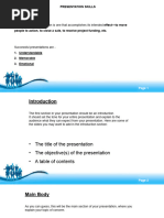 Presentation Skills