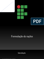 Aula 6-7 TA Balanceamento de Rações QUADRADO DE PEARSON