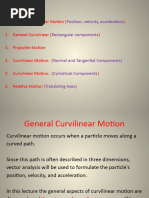 Curvelinear and Projectile