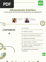 Alimentacin Intuitiva y Consciente