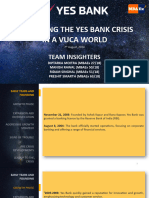 Navigating The Yes Bank Crisis in A Vuca World