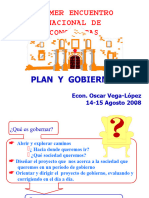 PLAN y GOBIERNO - Oscar Vega