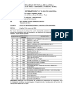 03 Solicitud de Requerimiento Sanitarios, Aparatos y Griferia.