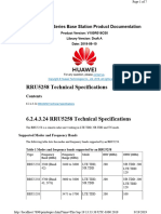 RRU5258 (2300Mhz TDD) - Technical Specifications