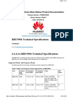 RRU5904 (2100Mhz) - Technical Specifications