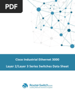 Cisco Industrial Ethernet 3000 Layer 2 Layer 3 Series Switches Data Sheet