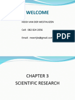 CHAPTER 3 Scientific Research