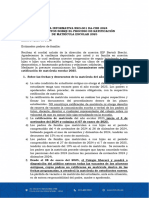 Carta Informativa 001-2024 LINEAMIENTOS SOBRE EL PROCESO DE RATIFICACIÓN