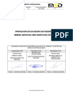 PTS-004.AP Procedimiento Operacion de Excavadora Botadero Ripio RV 01