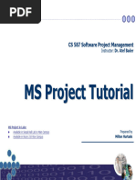 11.MS - Project - Tutorial - Gantt Chart