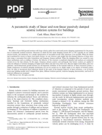 A Parametric Study of Linear and Non-Linear Passively Damped