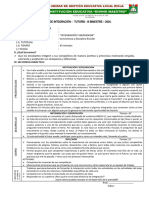 Sesión de Integración 5 de Agosto