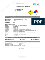 HOJA DE SEGURIDAD HIPOCLORITO DE CALCIO Al 98