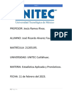 Foro 2 Estadística Aplicada y Pronósticos TERMINADO